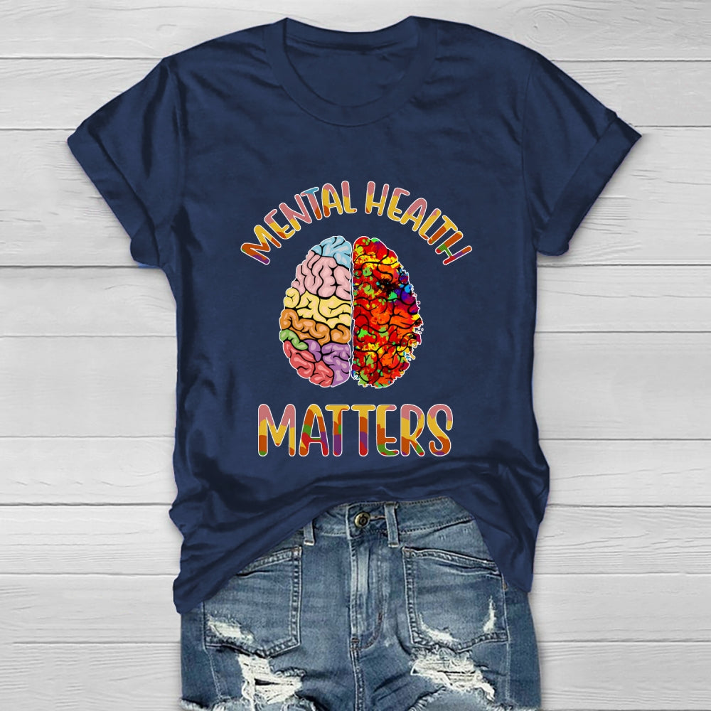 Mental Health Matters Brain Healthwear T-shirt