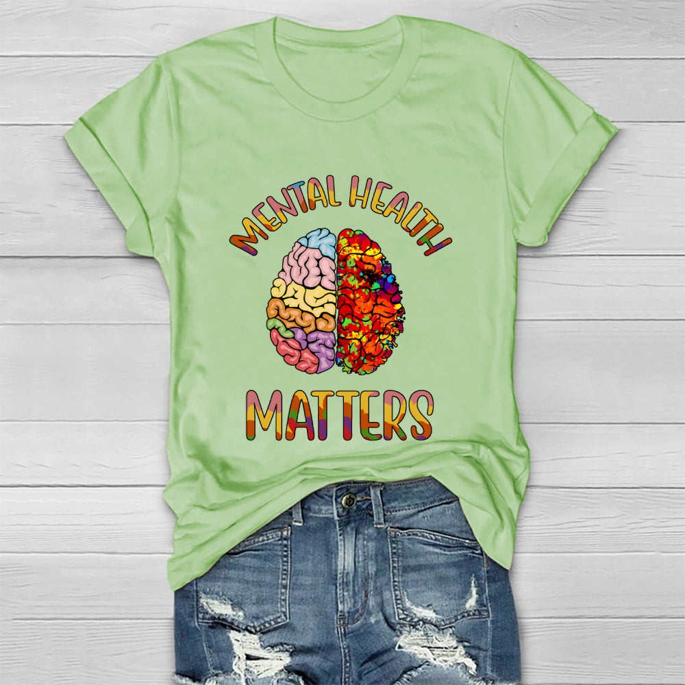 Mental Health Matters Brain Healthwear T-shirt