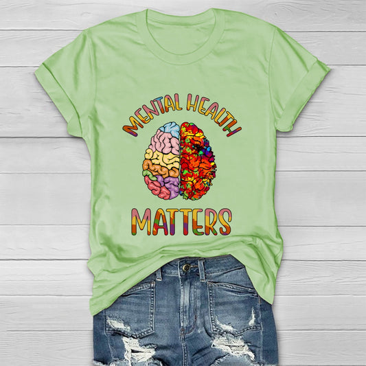 Mental Health Matters Brain Healthwear T-shirt