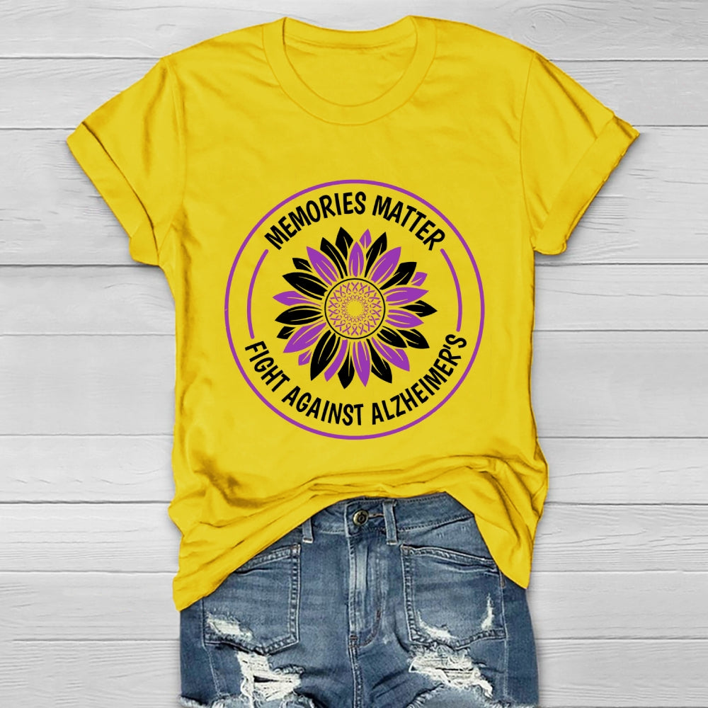 Memories Matter Fight Against Alzheimer's Healthwear T-shirt