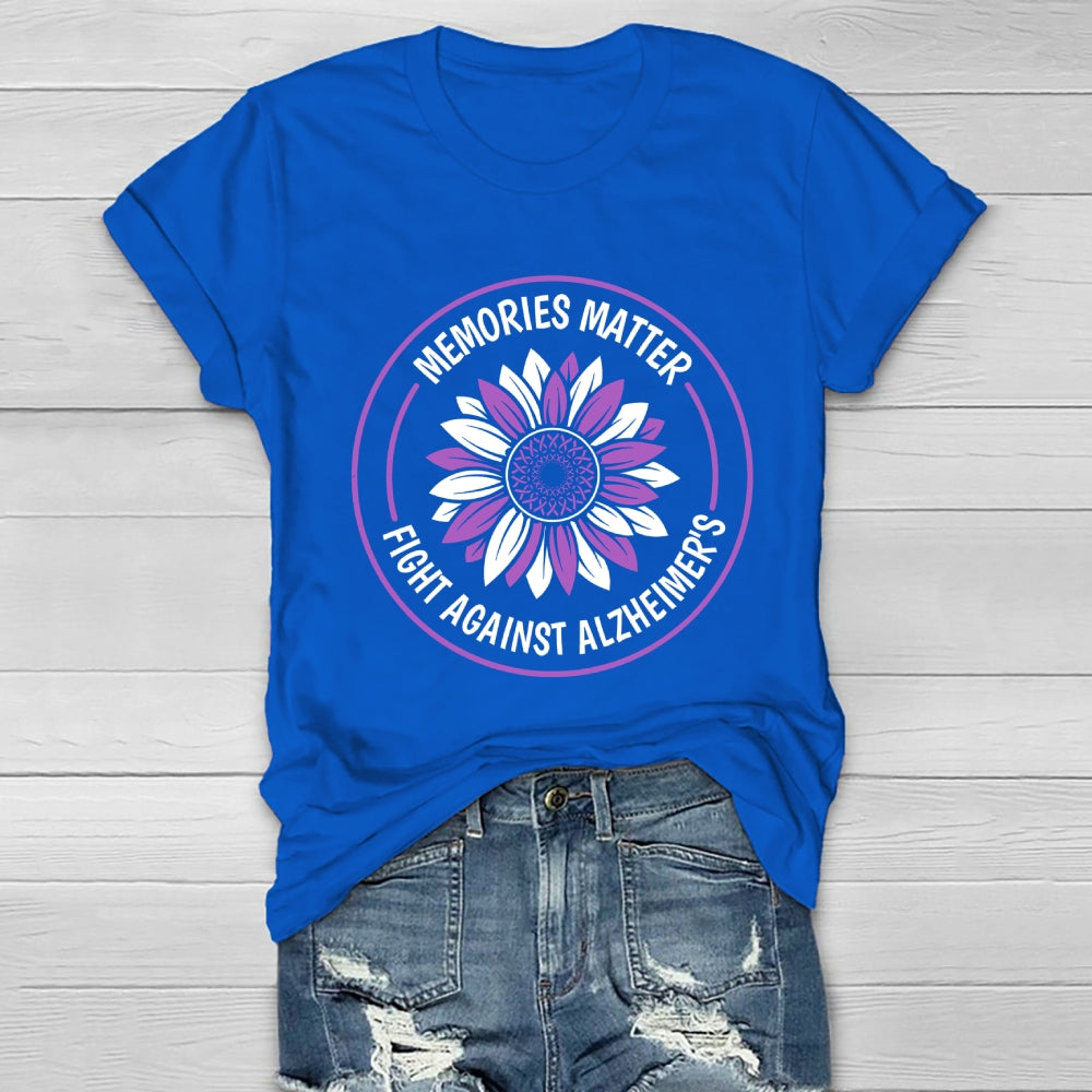 Memories Matter Fight Against Alzheimer's Healthwear T-shirt