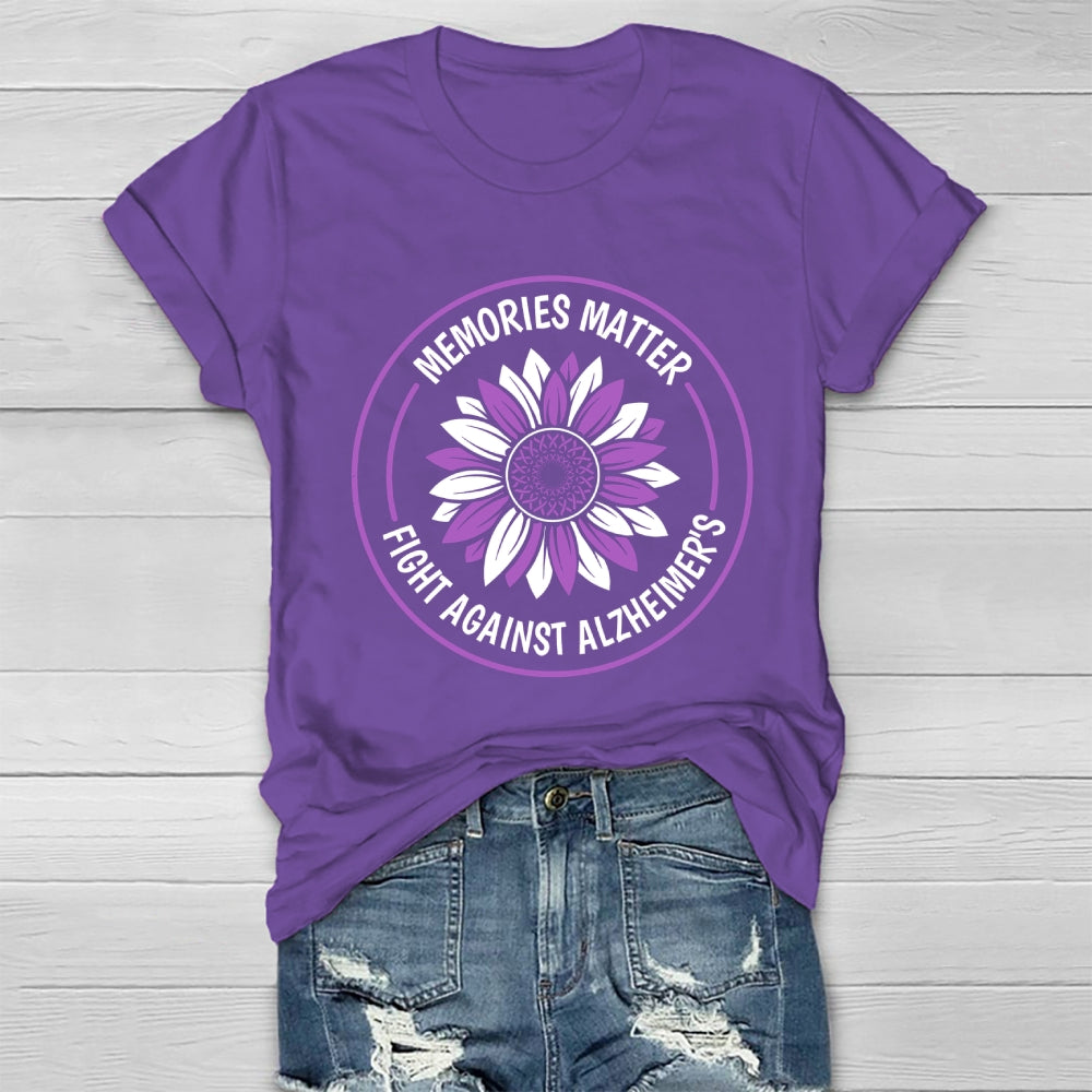 Memories Matter Fight Against Alzheimer's Healthwear T-shirt