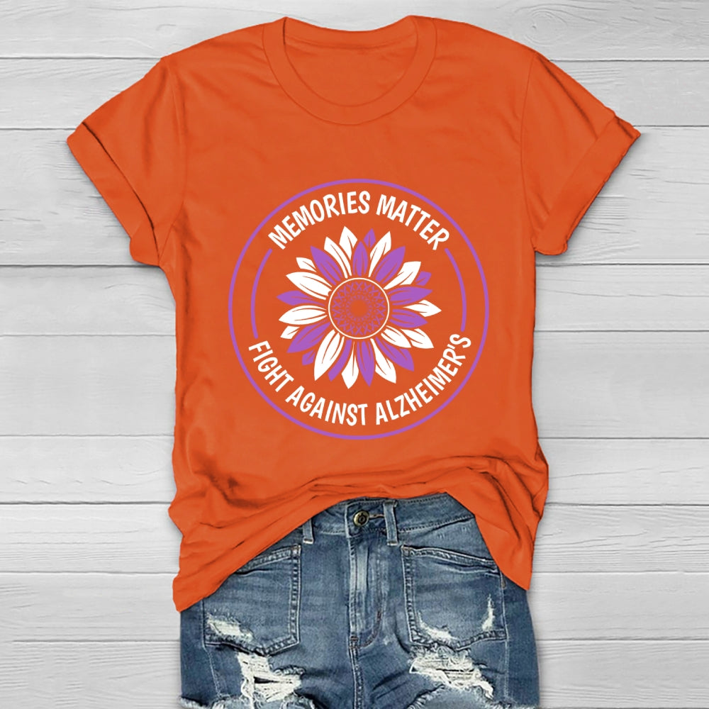 Memories Matter Fight Against Alzheimer's Healthwear T-shirt