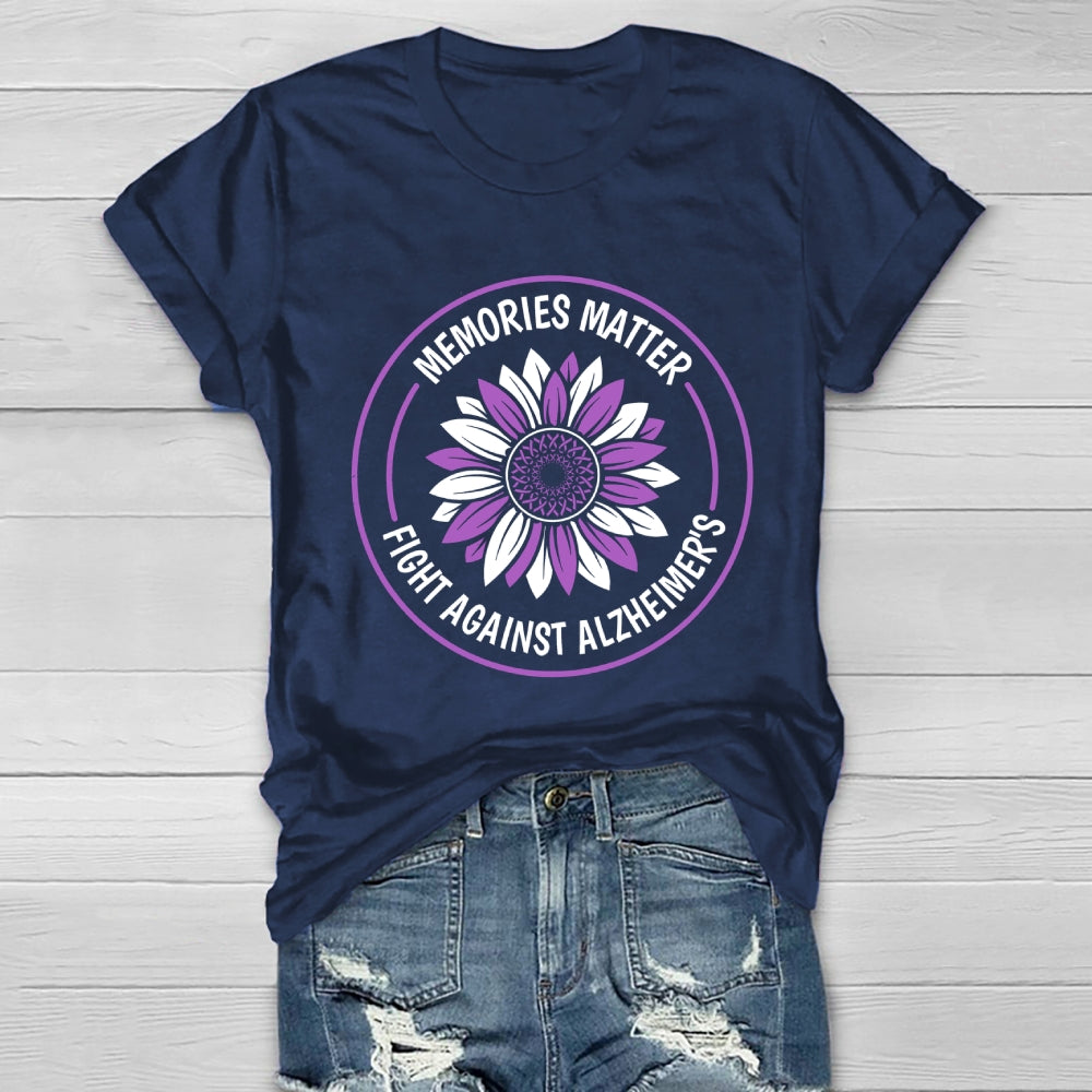 Memories Matter Fight Against Alzheimer's Healthwear T-shirt