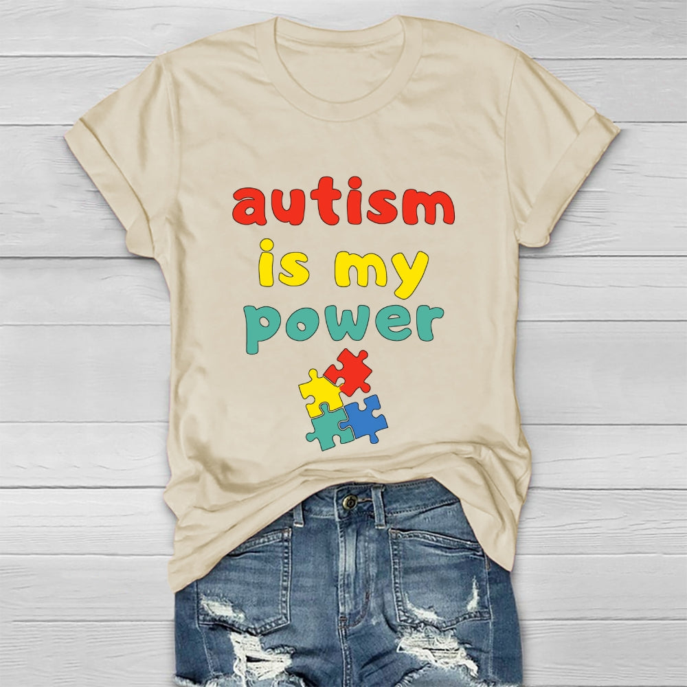 Autism Is My Power Healthwear T-shirt