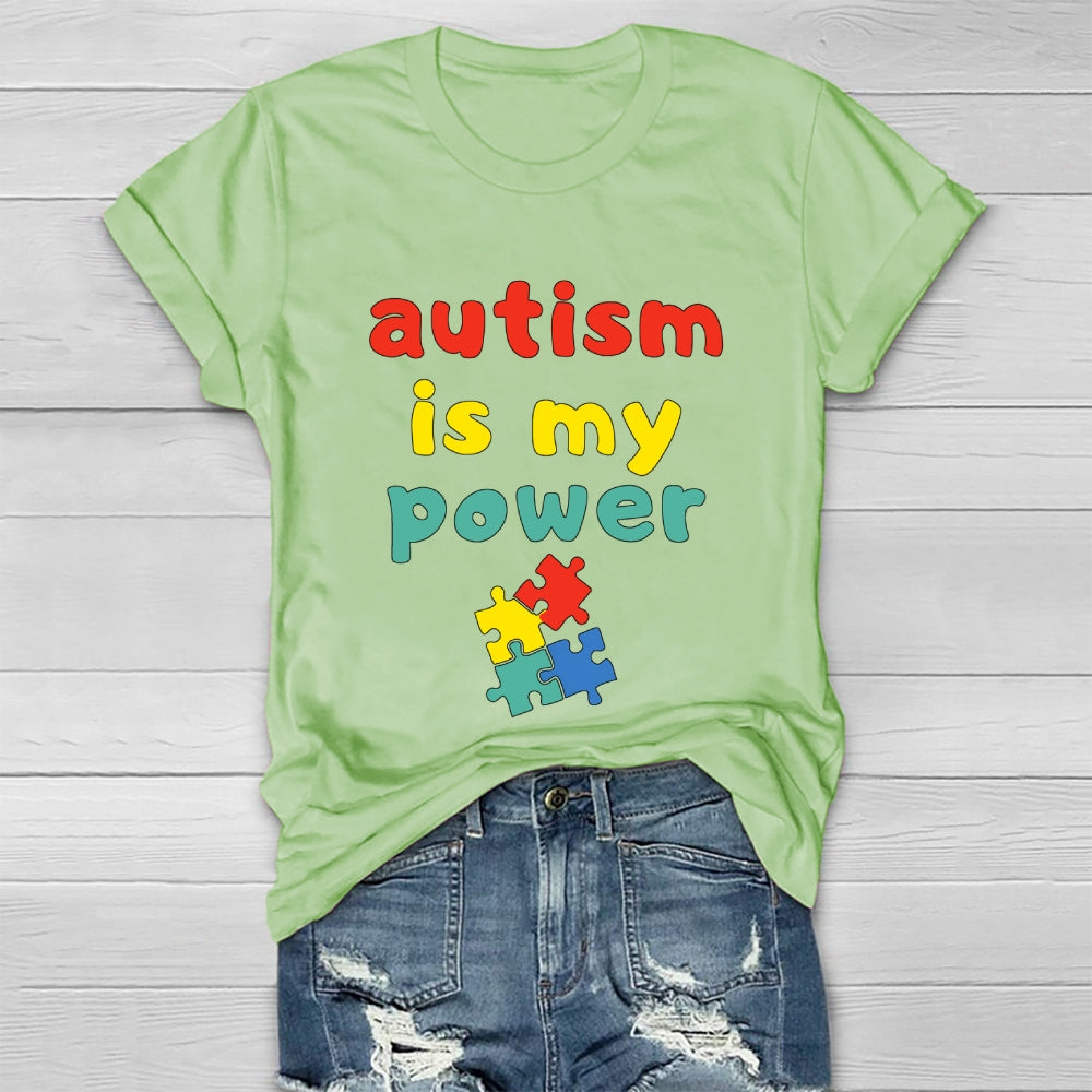 Autism Is My Power Healthwear T-shirt