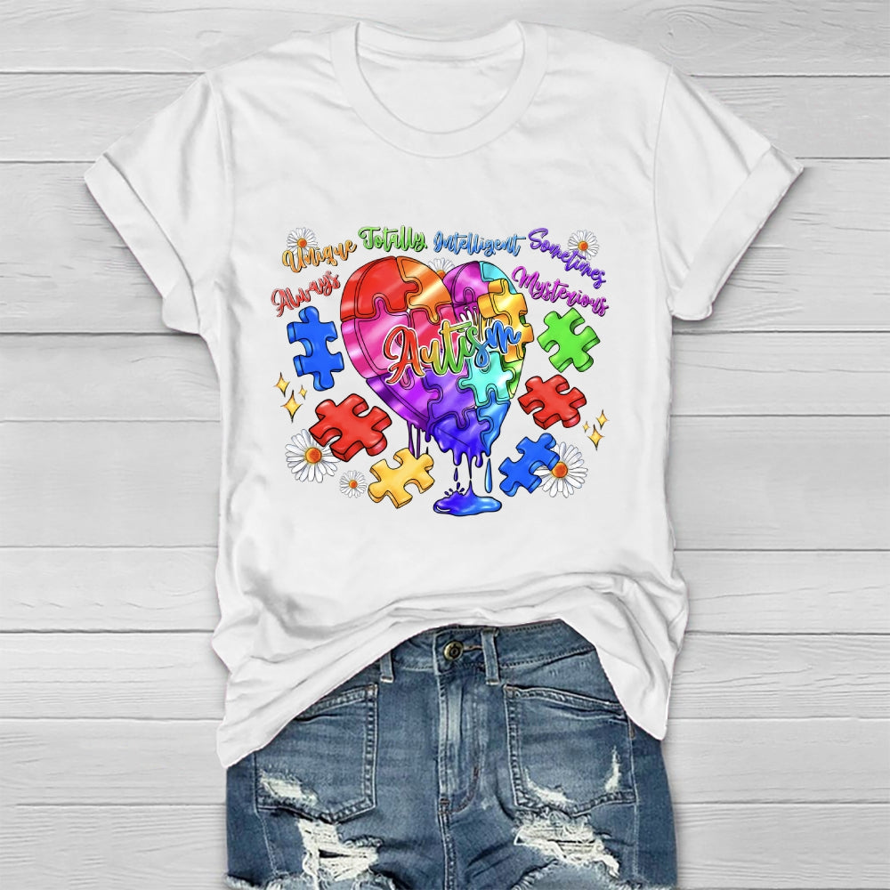 Autism Love Puzzle Healthwear T-shirt