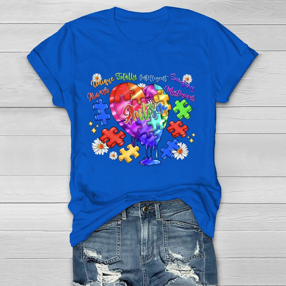 Autism Love Puzzle Healthwear T-shirt