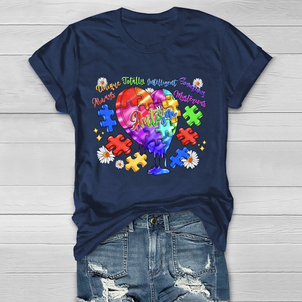 Autism Love Puzzle Healthwear T-shirt