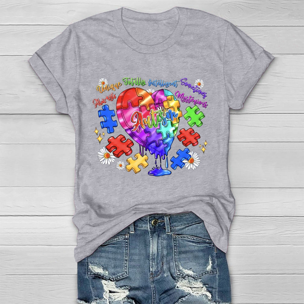 Autism Love Puzzle Healthwear T-shirt