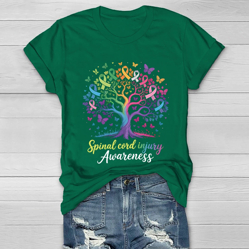 Spinal Cord Injury Awareness  Healthwear T-shirt