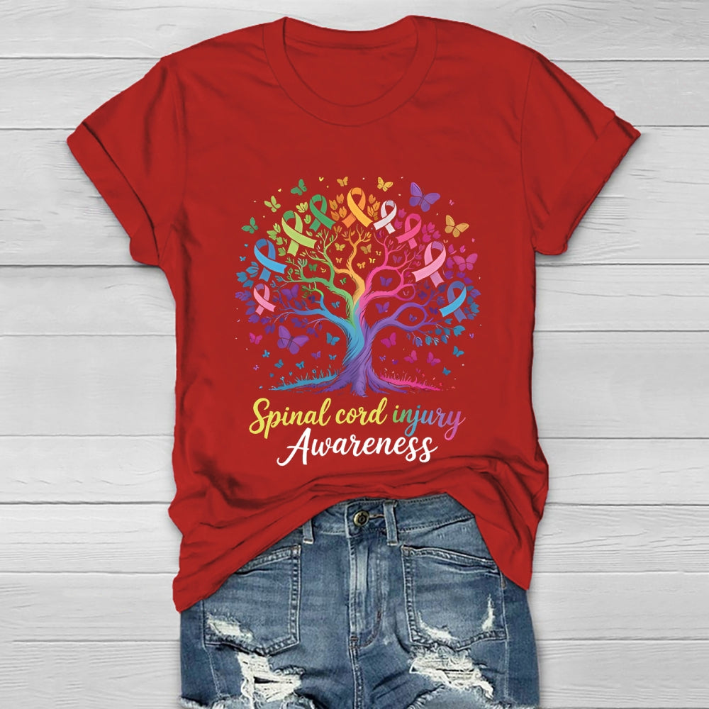 Spinal Cord Injury Awareness  Healthwear T-shirt