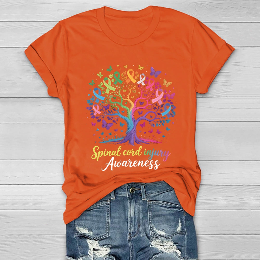 Spinal Cord Injury Awareness  Healthwear T-shirt
