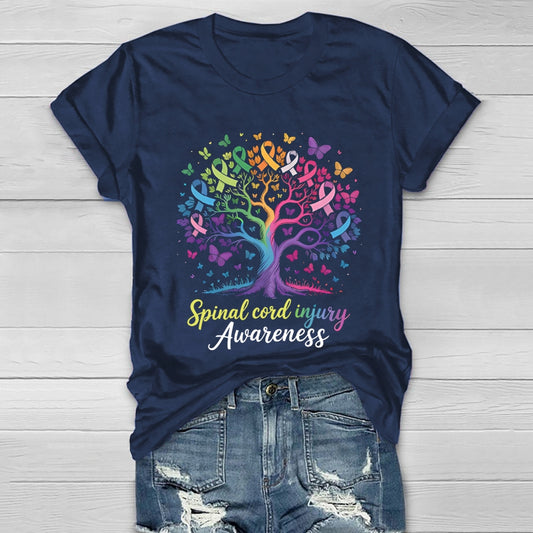 Spinal Cord Injury Awareness  Healthwear T-shirt