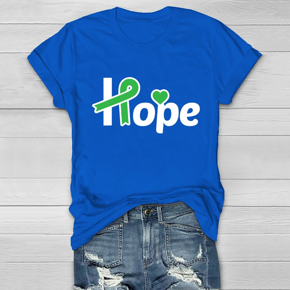 Hope Green Ribbon Healthwear T-shirt
