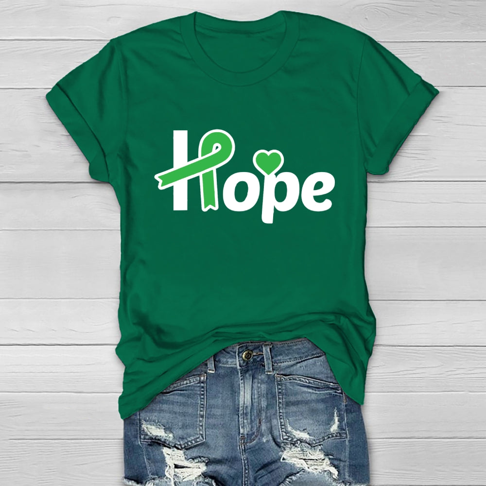 Hope Green Ribbon Healthwear T-shirt