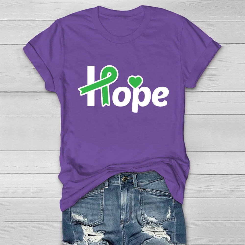 Hope Green Ribbon Healthwear T-shirt