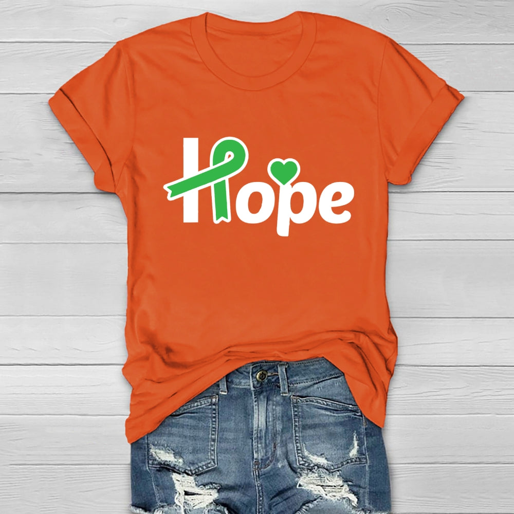 Hope Green Ribbon Healthwear T-shirt