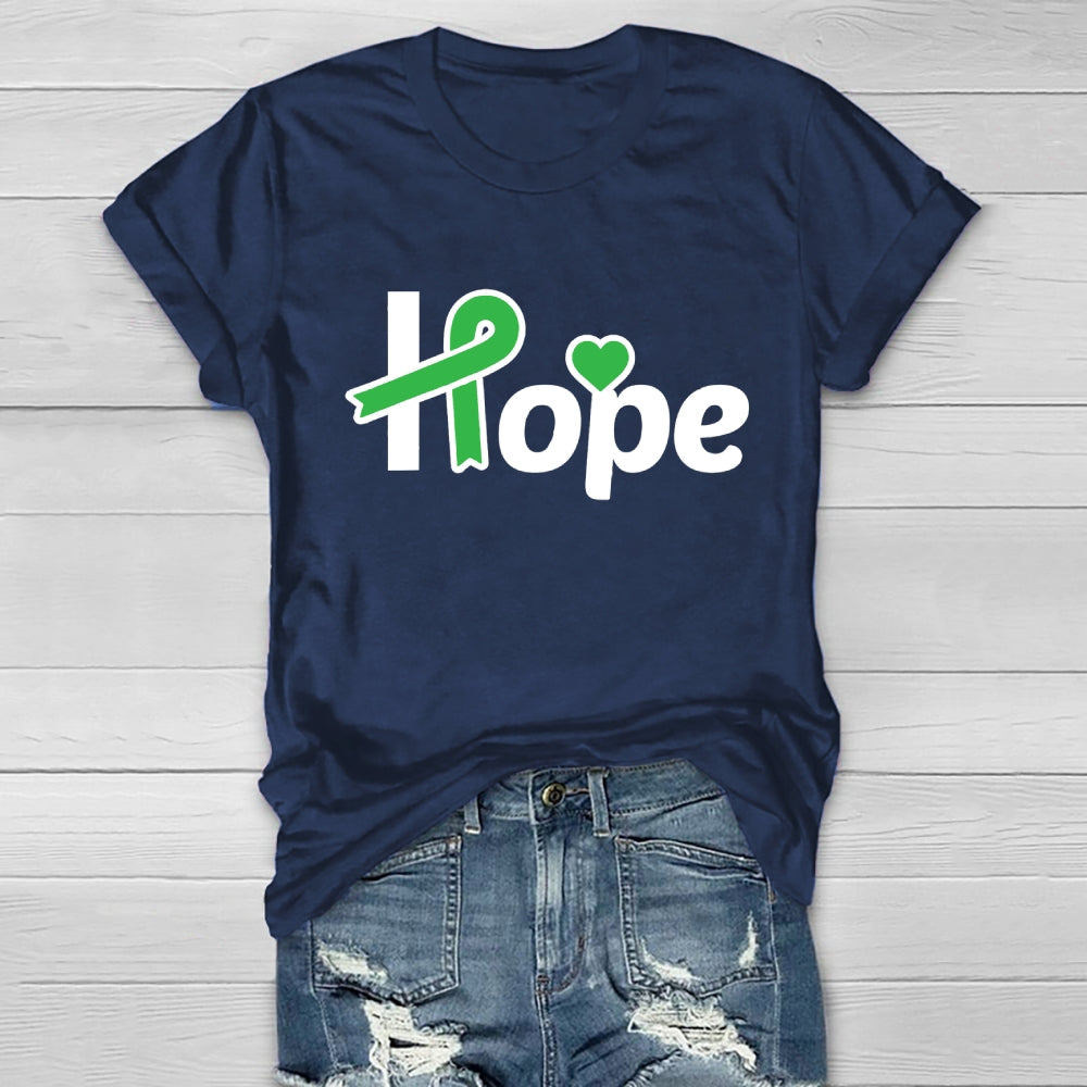 Hope Green Ribbon Healthwear T-shirt