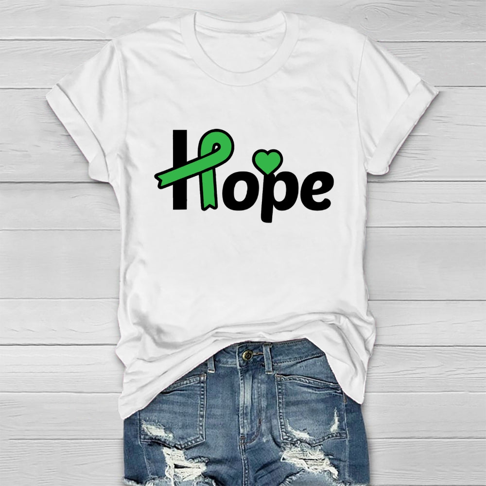Hope Green Ribbon Healthwear T-shirt