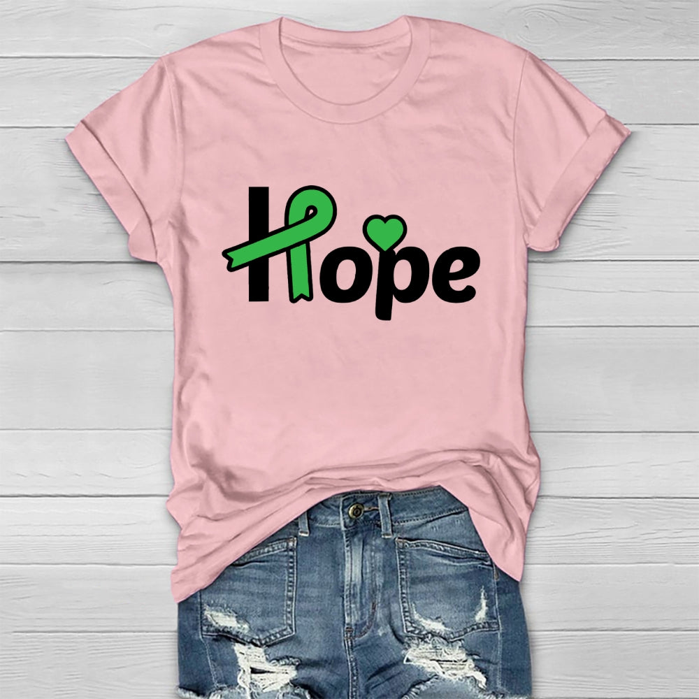 Hope Green Ribbon Healthwear T-shirt