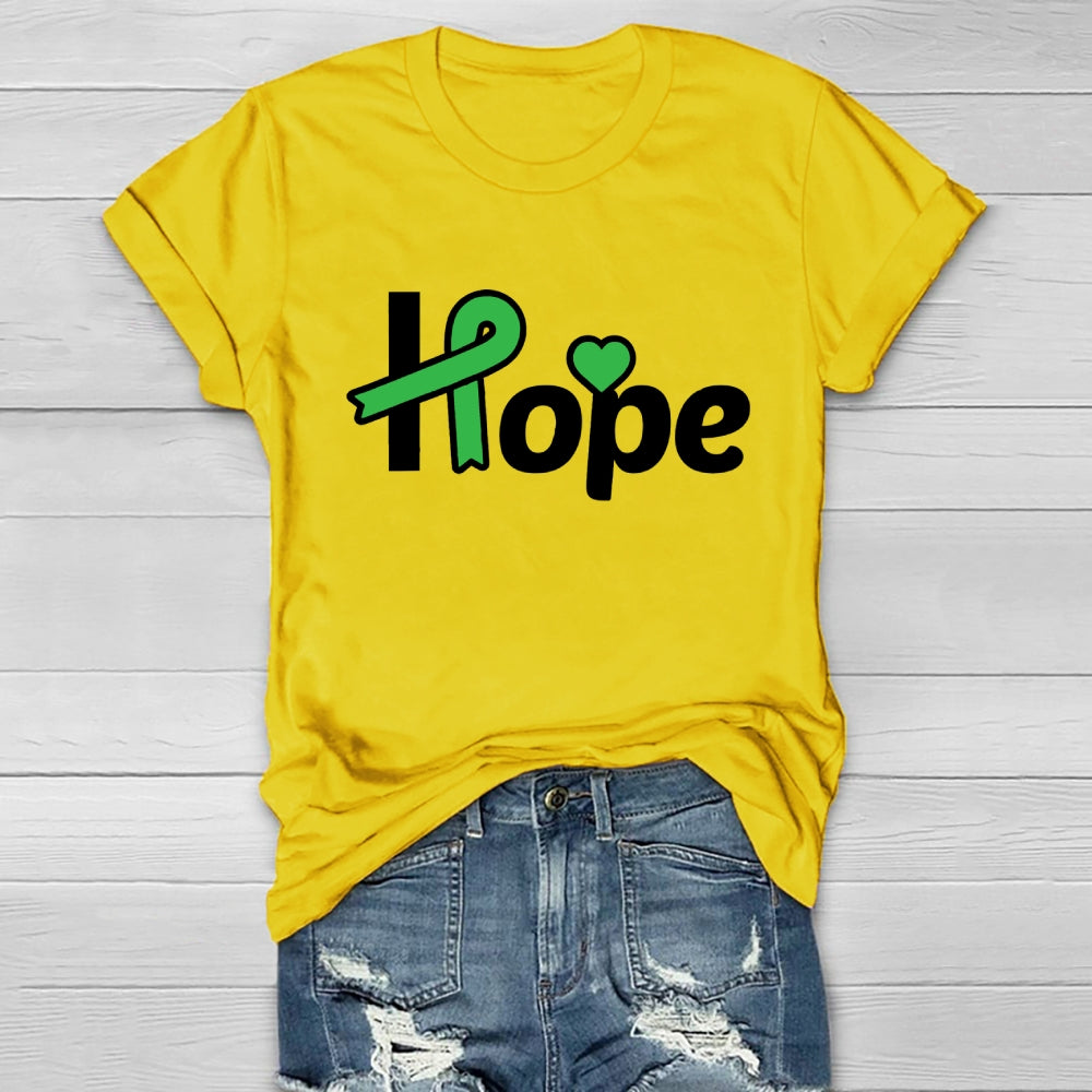 Hope Green Ribbon Healthwear T-shirt