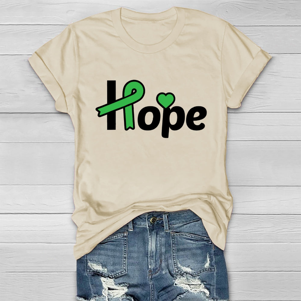 Hope Green Ribbon Healthwear T-shirt