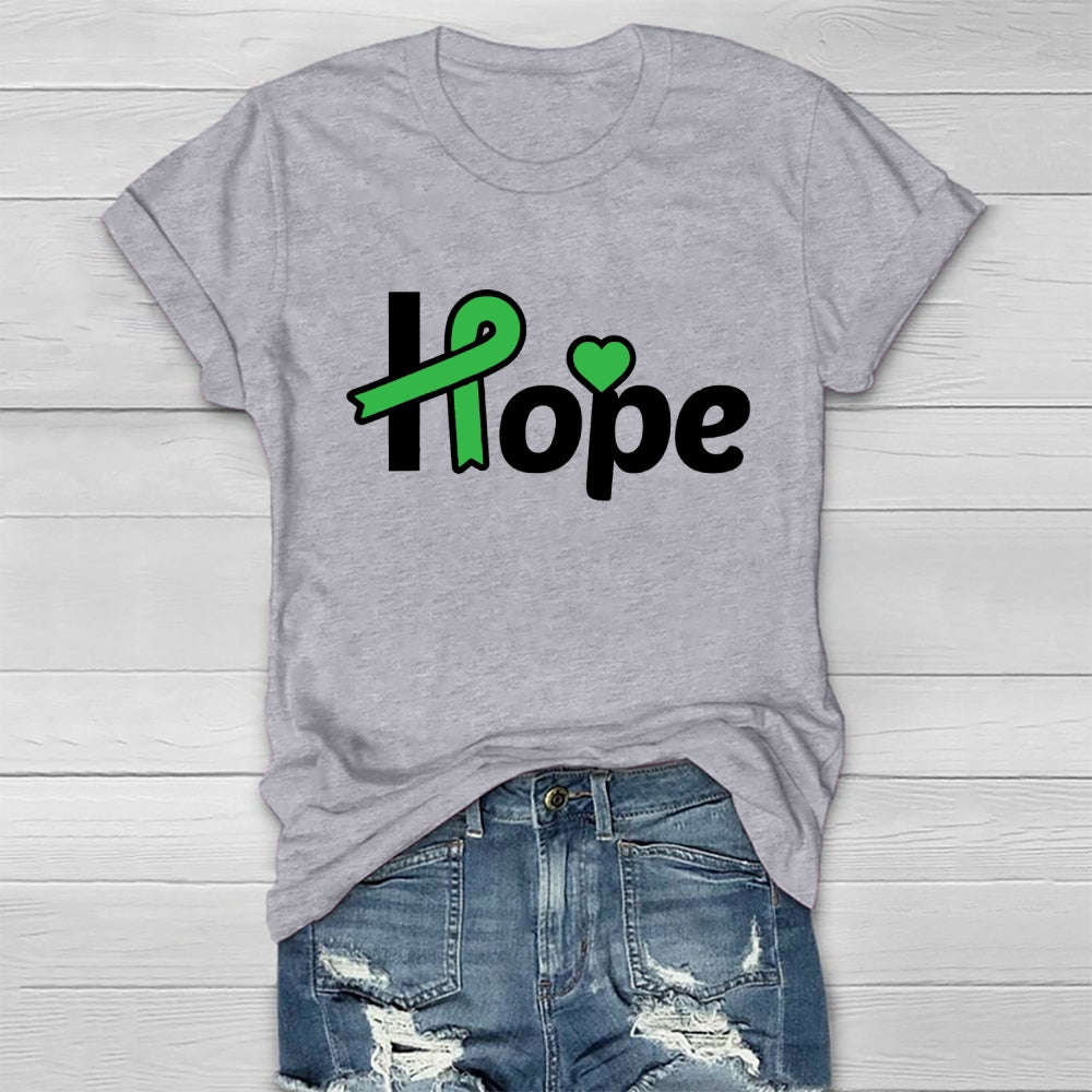 Hope Green Ribbon Healthwear T-shirt