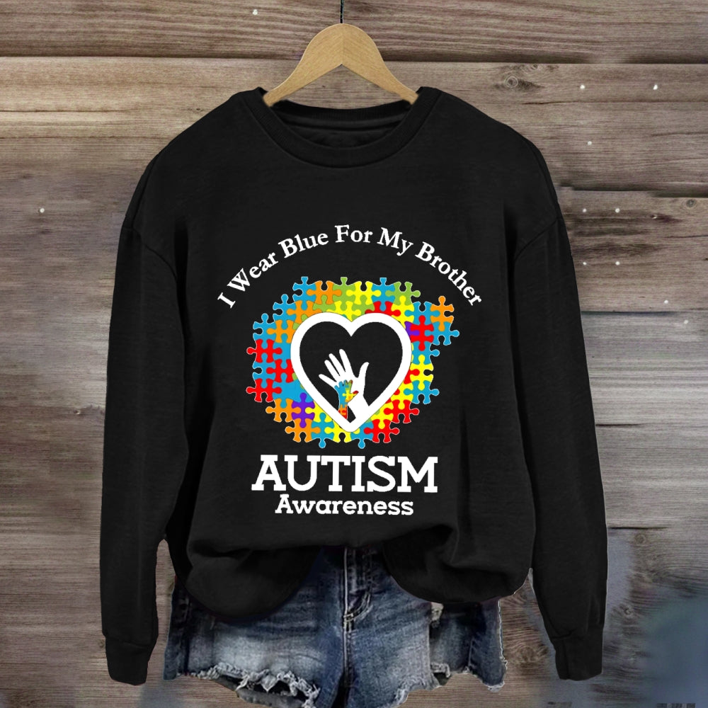 I Wear Blue For My Brother Sweatshirt