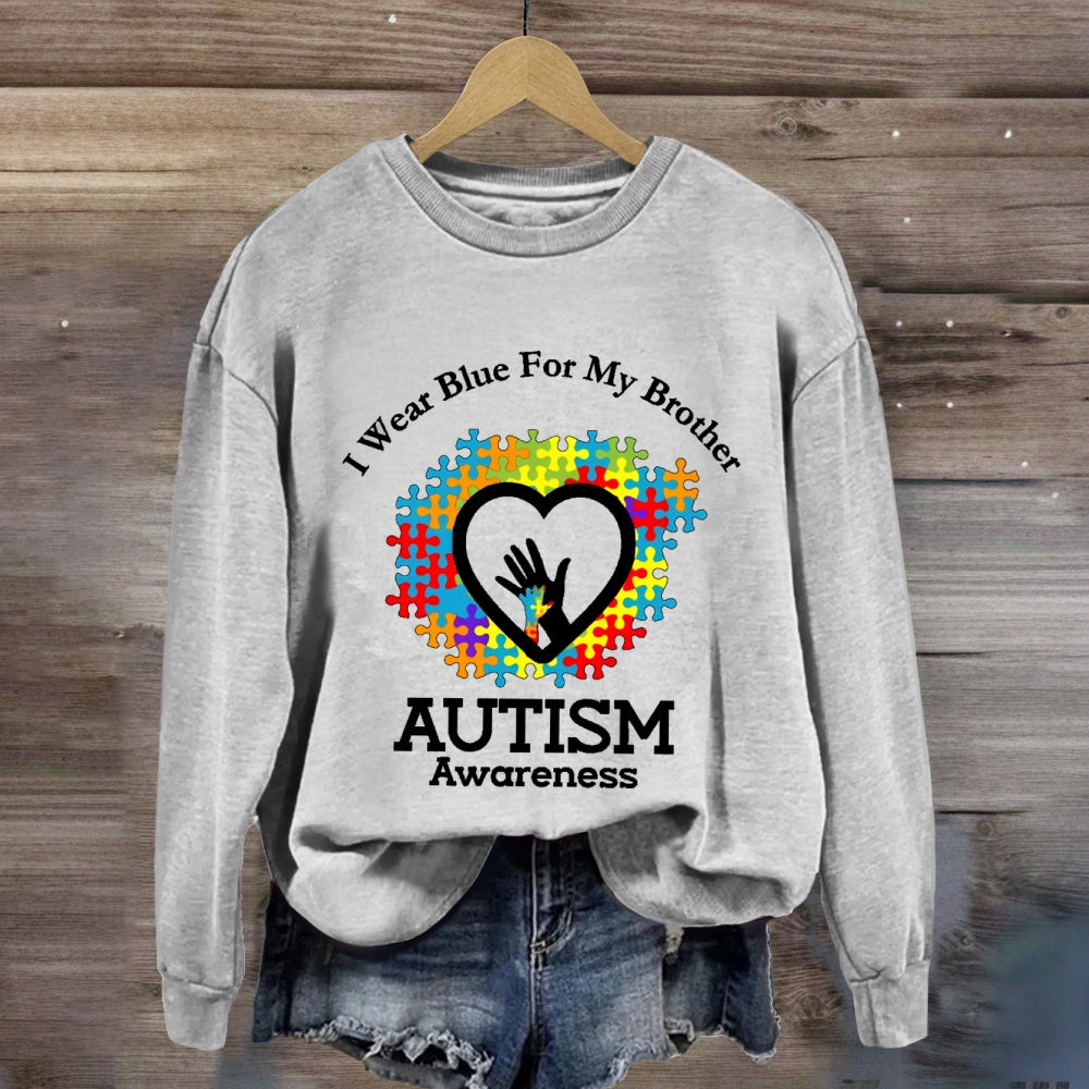 I Wear Blue For My Brother Sweatshirt
