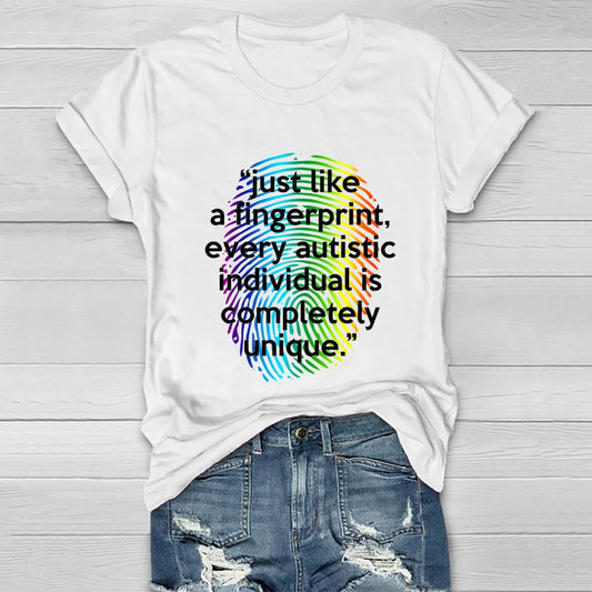 Just Like A Fingerprint Healthwear T-shirt