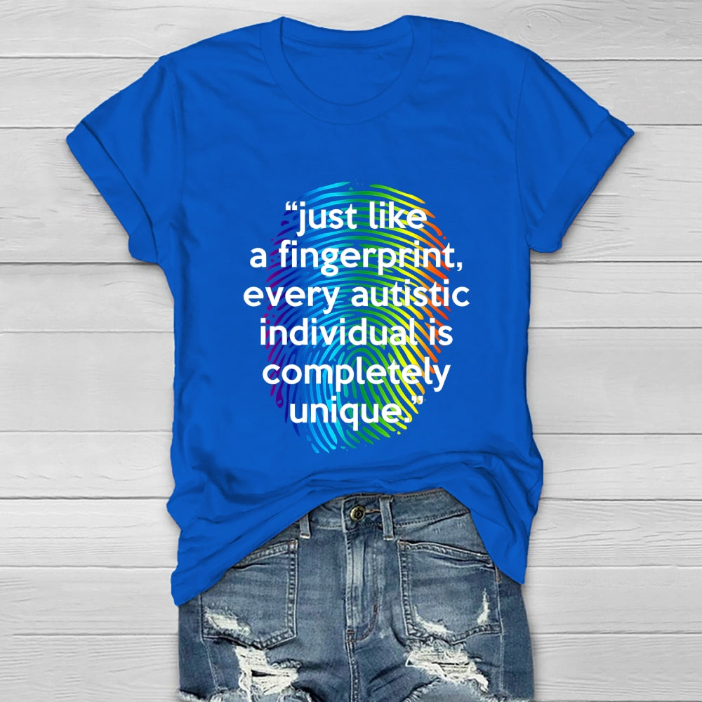 Just Like A Fingerprint Healthwear T-shirt