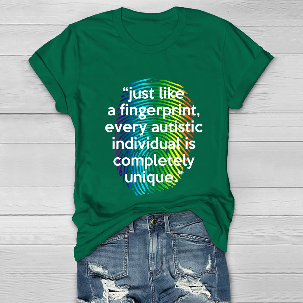 Just Like A Fingerprint Healthwear T-shirt