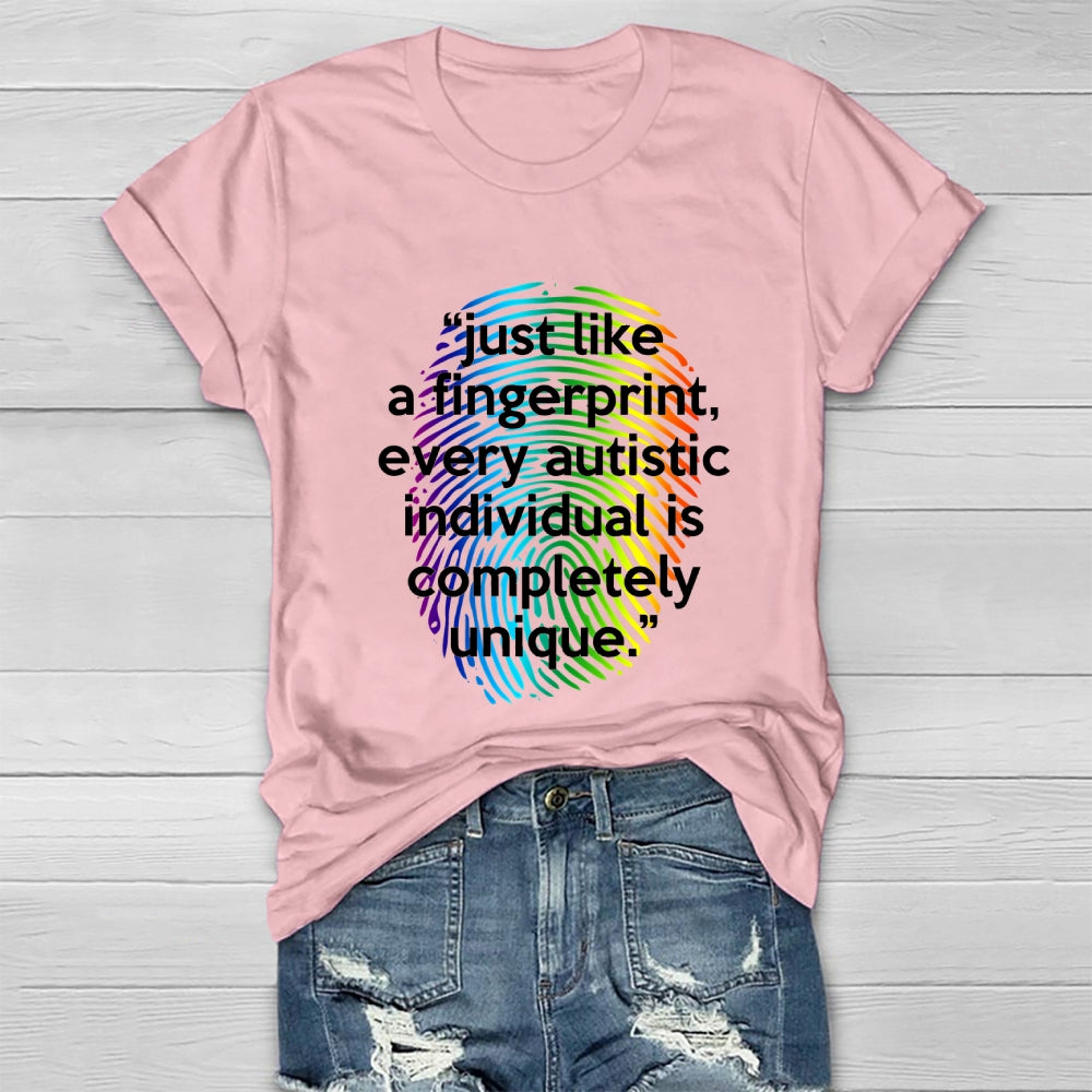 Just Like A Fingerprint Healthwear T-shirt