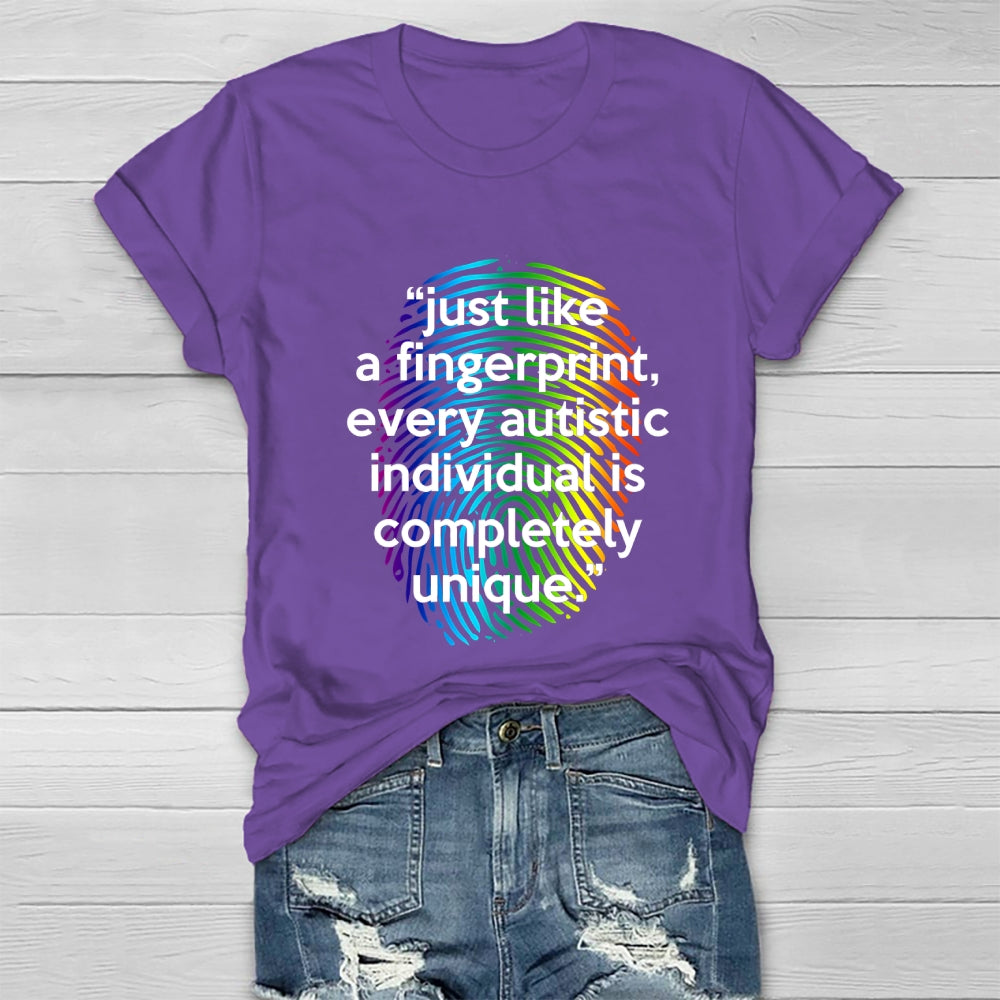 Just Like A Fingerprint Healthwear T-shirt