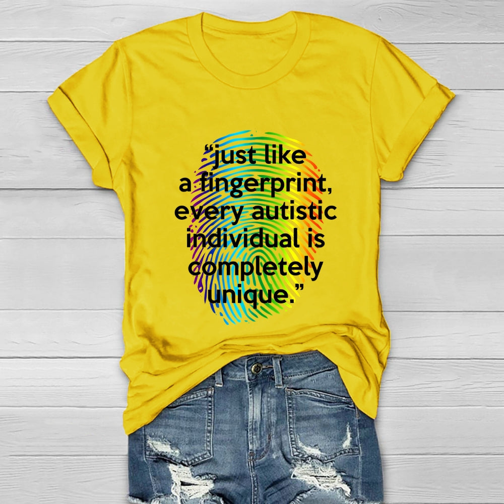 Just Like A Fingerprint Healthwear T-shirt