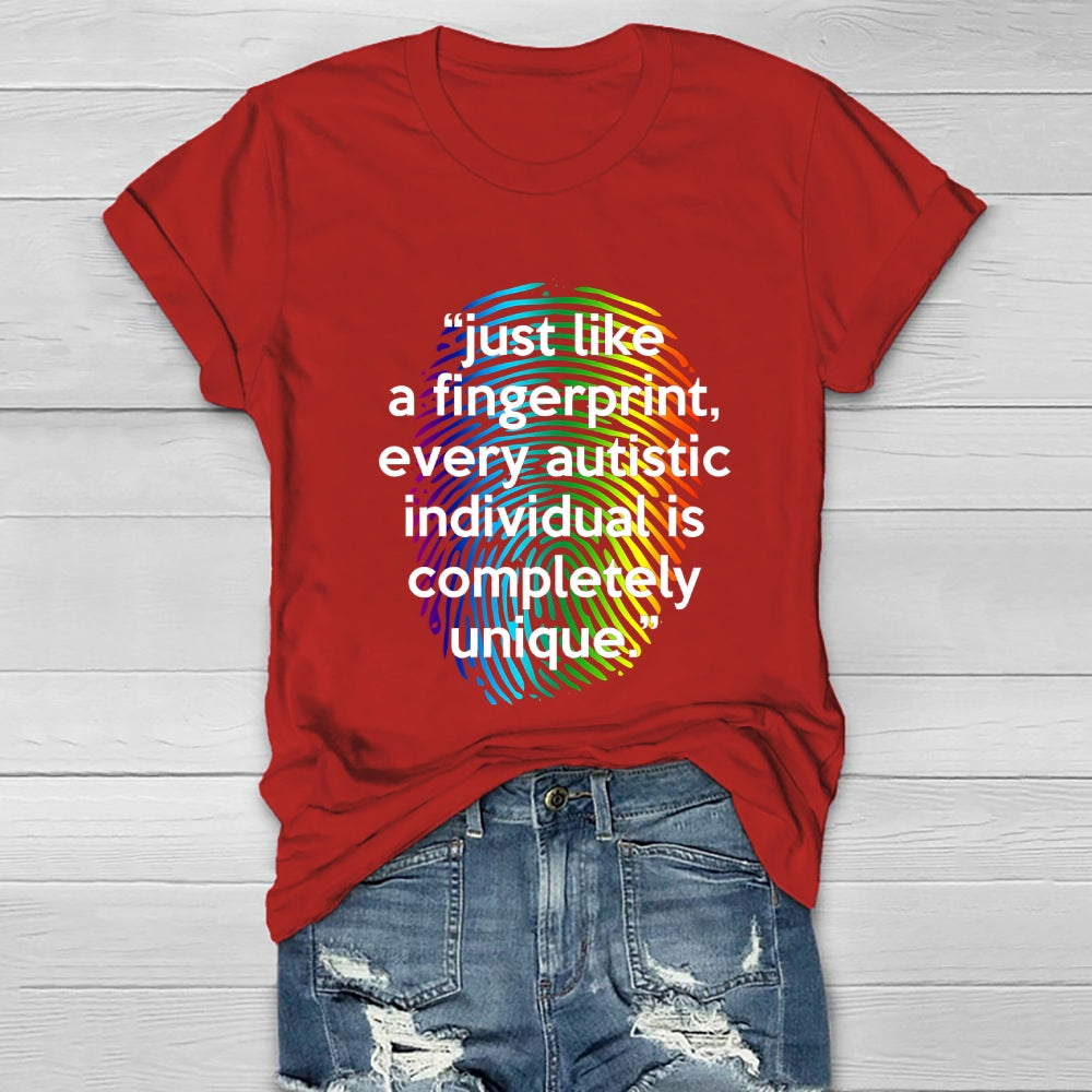 Just Like A Fingerprint Healthwear T-shirt