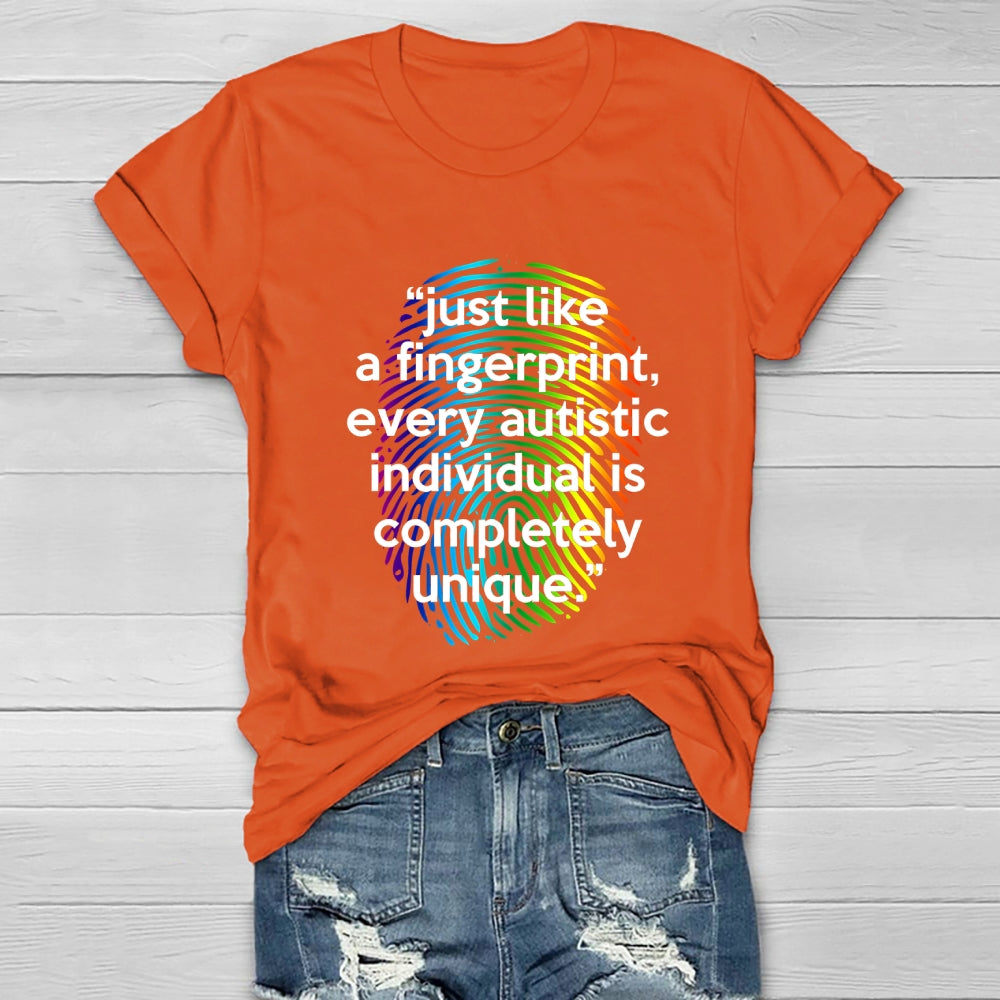 Just Like A Fingerprint Healthwear T-shirt