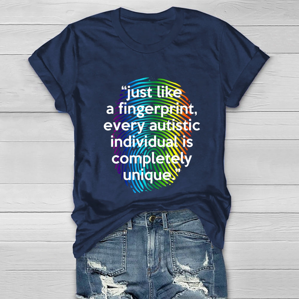 Just Like A Fingerprint Healthwear T-shirt