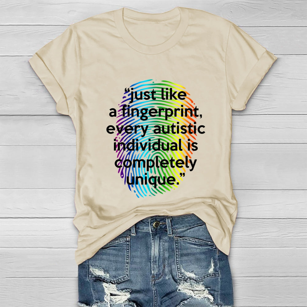 Just Like A Fingerprint Healthwear T-shirt