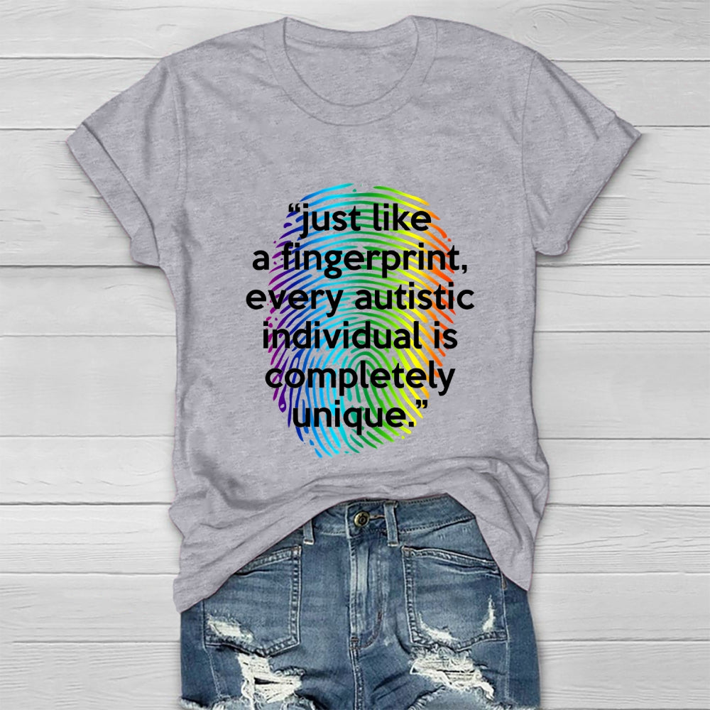 Just Like A Fingerprint Healthwear T-shirt