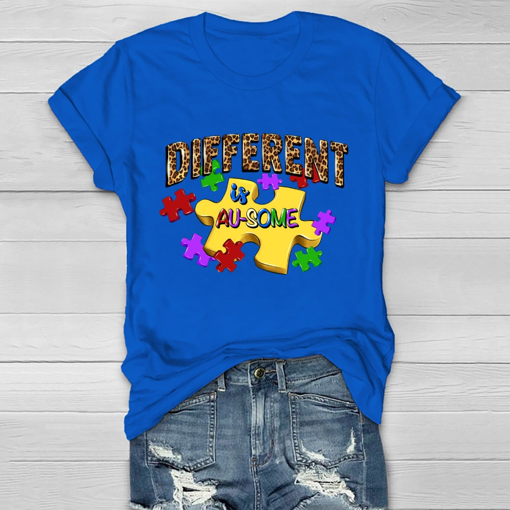 Autism Awareness Different Is Au-Some Healthwear T-shirt