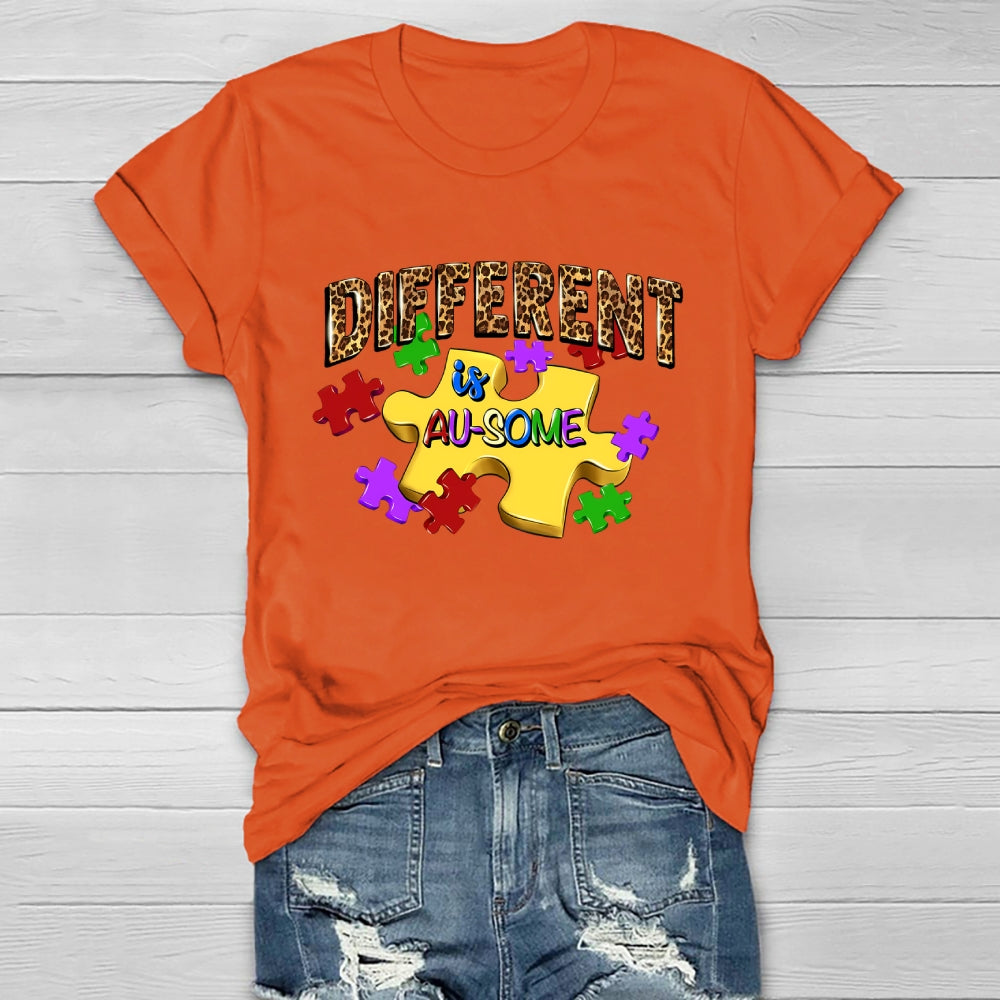 Autism Awareness Different Is Au-Some Healthwear T-shirt