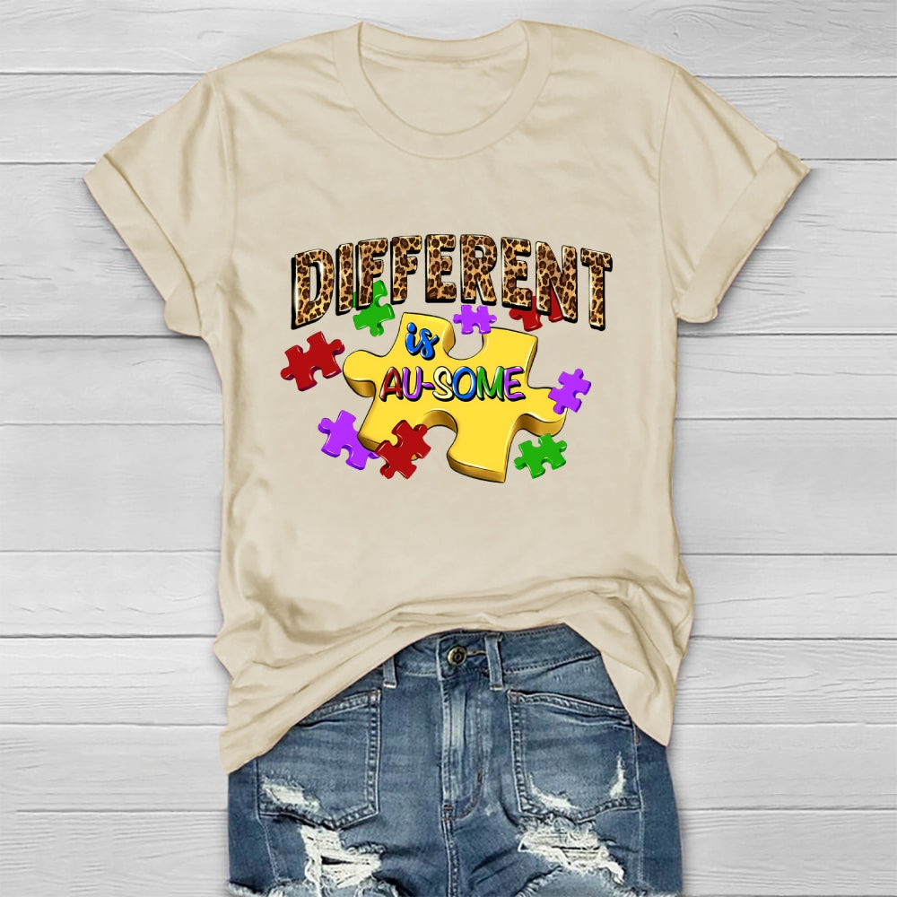 Autism Awareness Different Is Au-Some Healthwear T-shirt