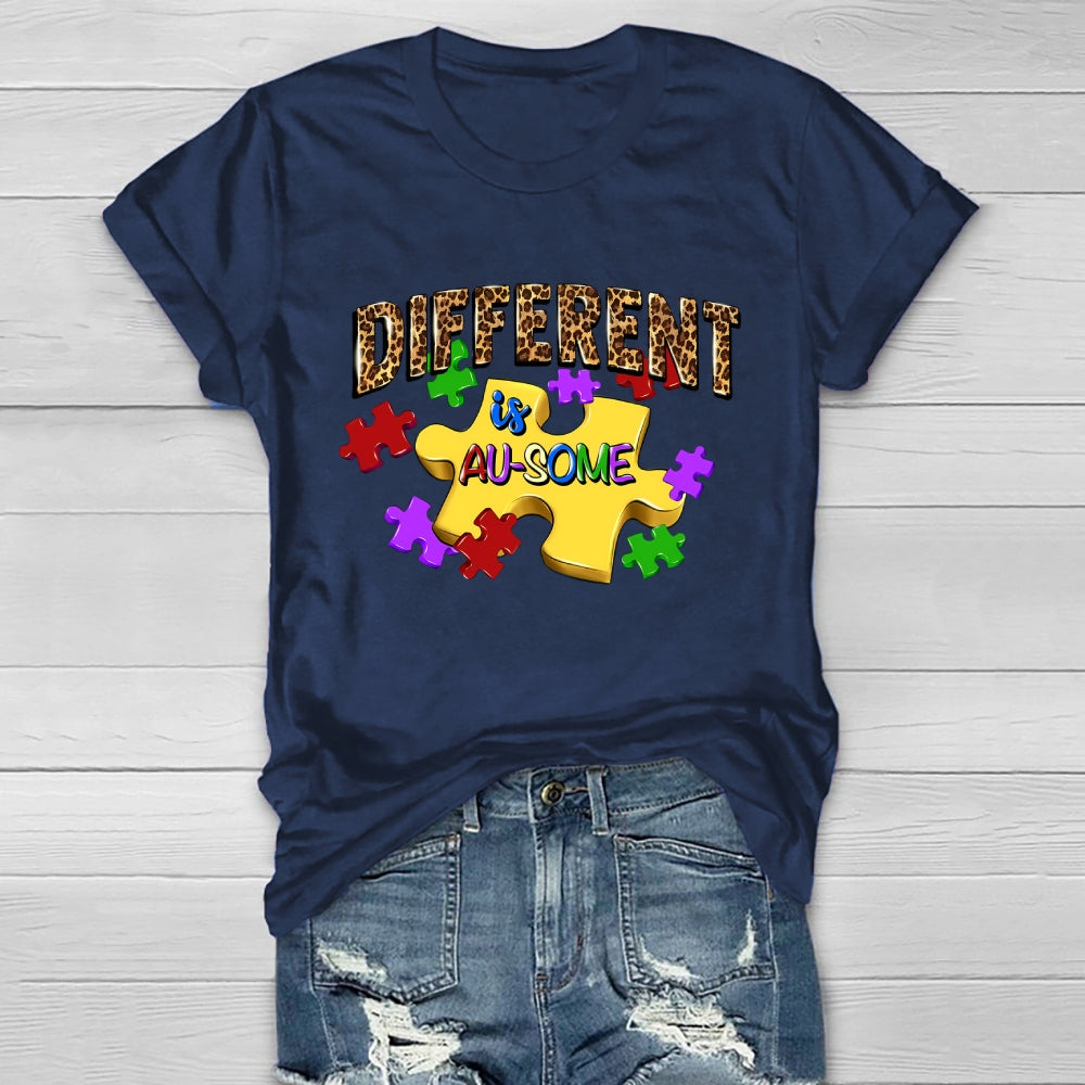 Autism Awareness Different Is Au-Some Healthwear T-shirt