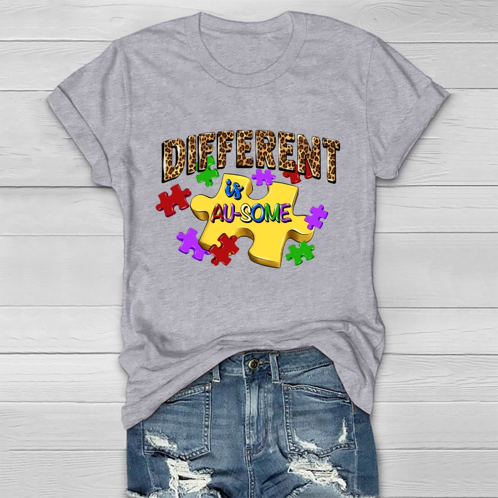 Autism Awareness Different Is Au-Some Healthwear T-shirt