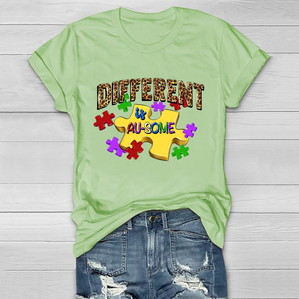Autism Awareness Different Is Au-Some Healthwear T-shirt