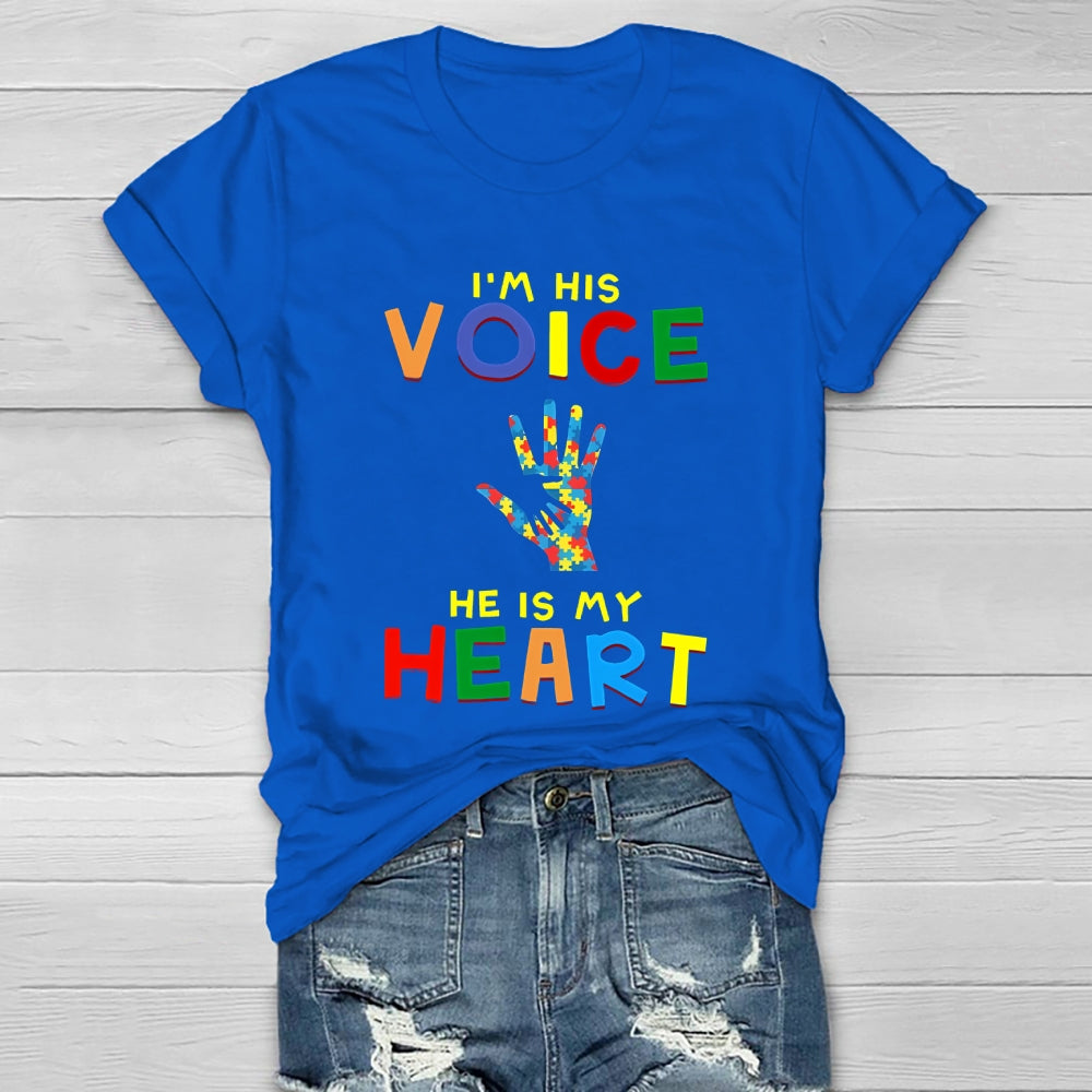 I'm His Voice He Is My Heart Healthwear T-shirt