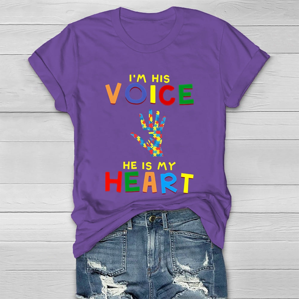 I'm His Voice He Is My Heart Healthwear T-shirt