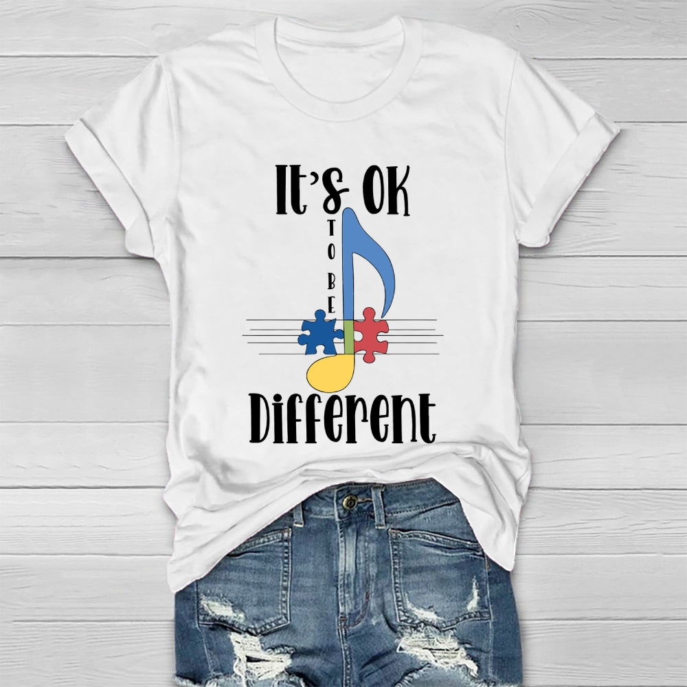 It's Ok To Be Different Healthwear T-shirt